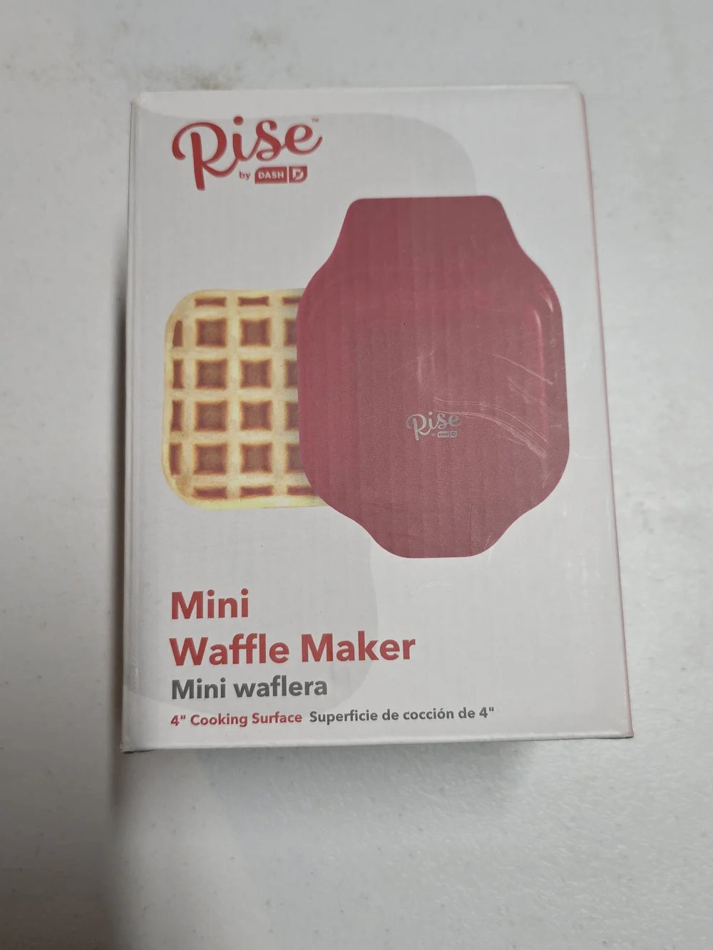 Mini Waffle Maker - Red